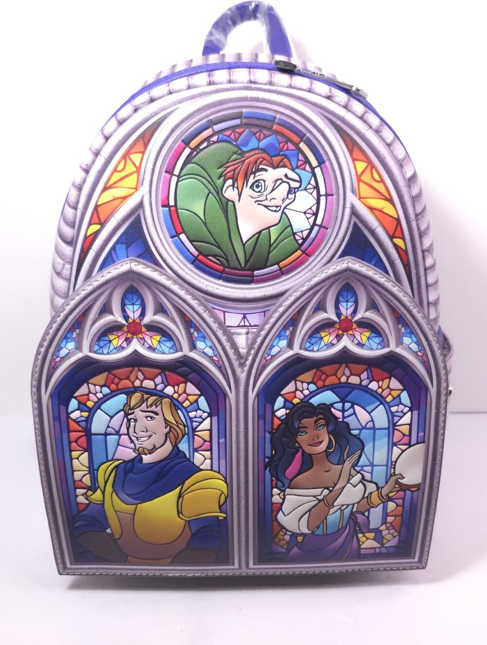 Loungefly Disney The Hunchback of Notre Dame Stained Glass Mini Backpack